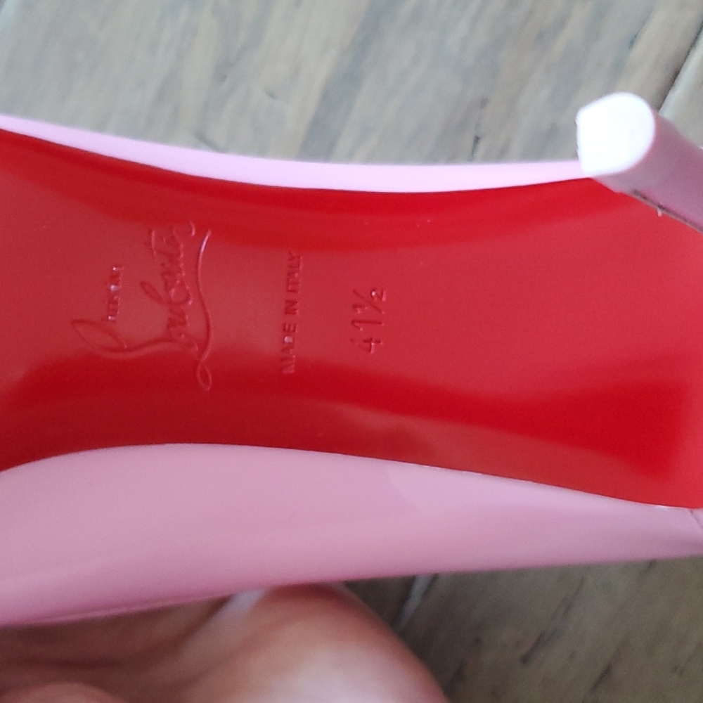 Christian Louboutin sporty kate pink pumps 41.5 Rare - Picture 3 of 6